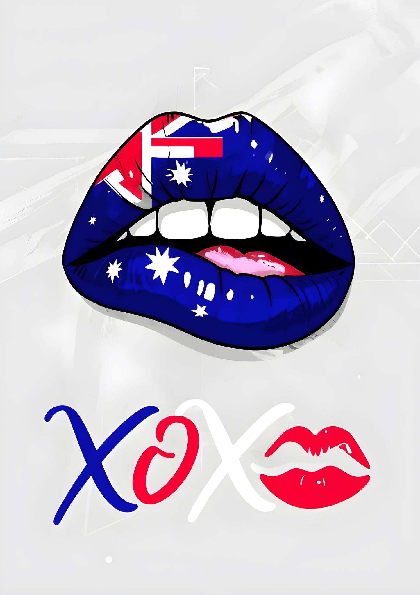 Lips of Different Countries Collection - Digital Print