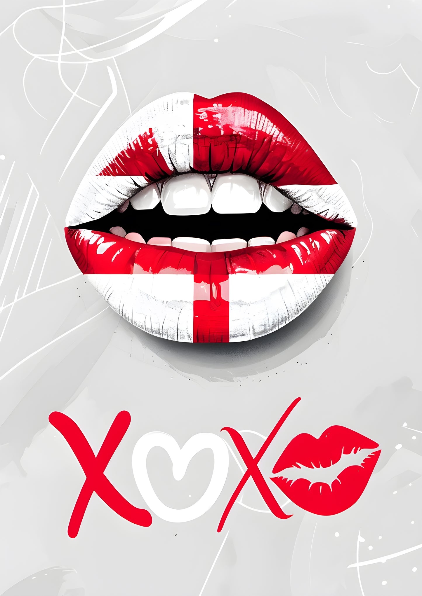 Lips of Different Countries Collection - Digital Print