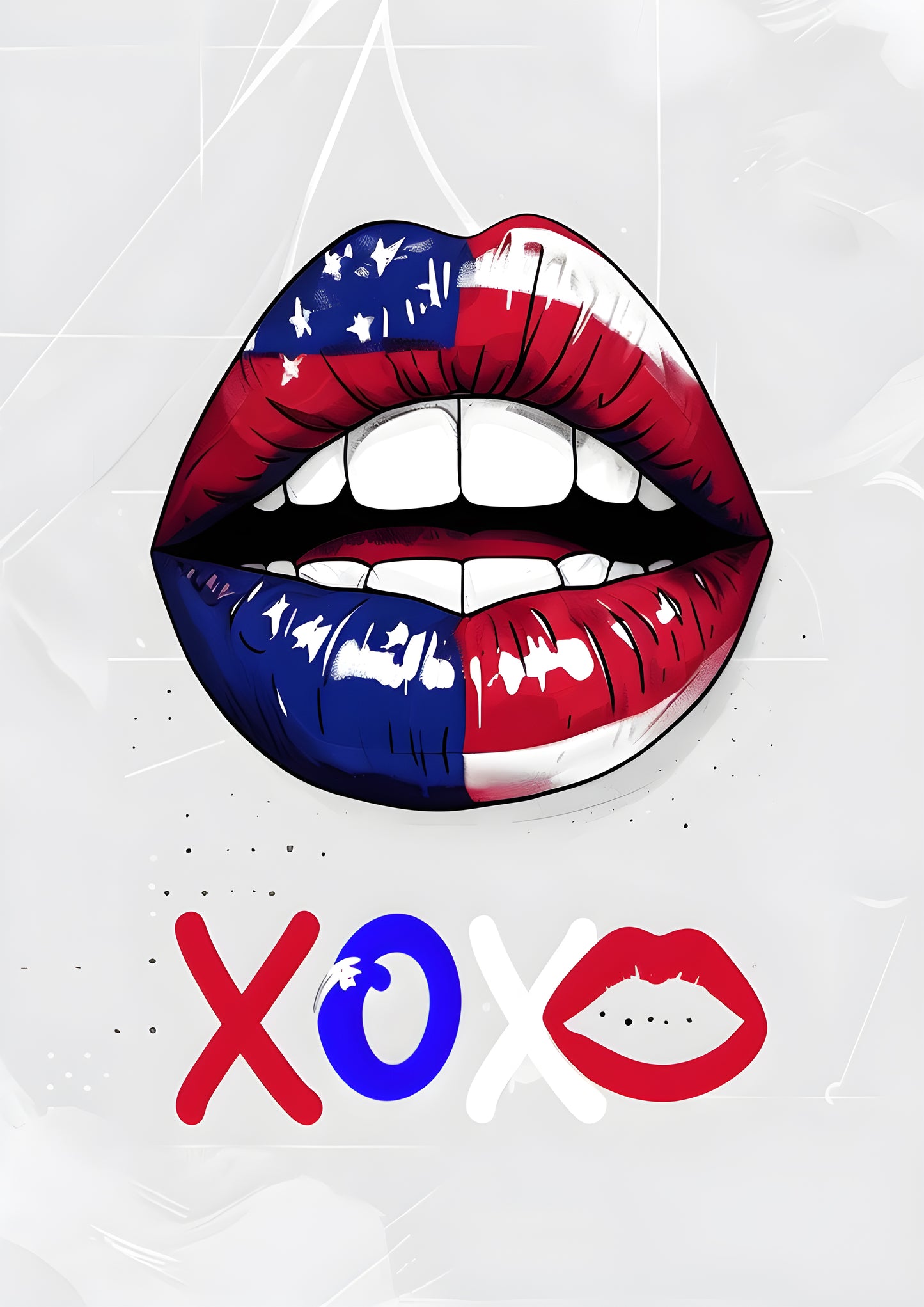 Lips of Different Countries Collection - Digital Print